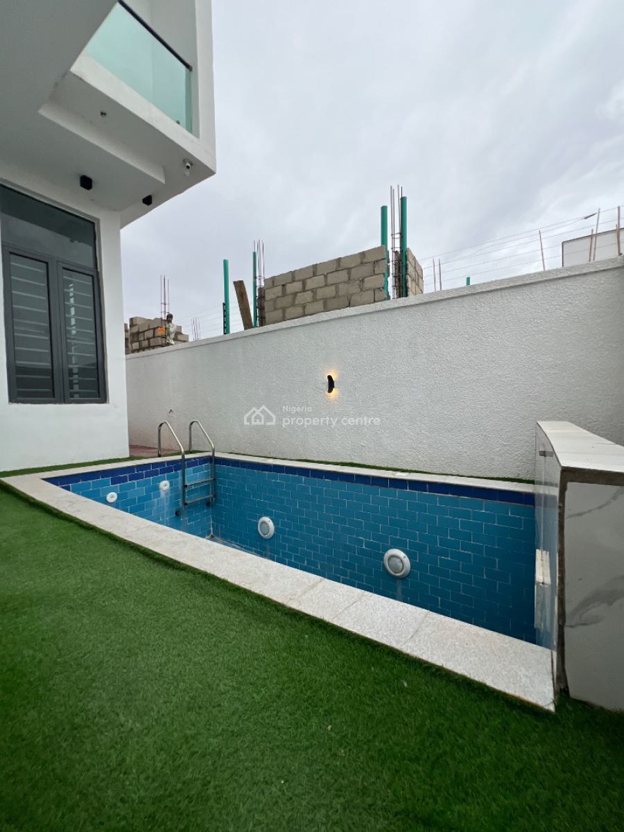 Newly Built 5 Bedroom Fully Detached Duplex with Swimming Pool & Bq, Lekki Palm City, Ajah, Lagos, Detached Duplex for Sale