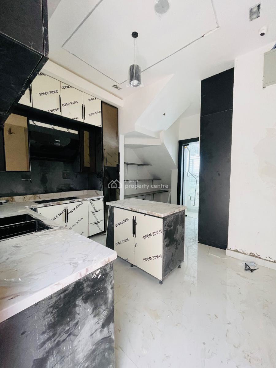 Contemporary 4 Bed Semi-detached Duplex with Bq, 2nd Toll Gate, Lekki, Lagos, Semi-detached Duplex for Sale