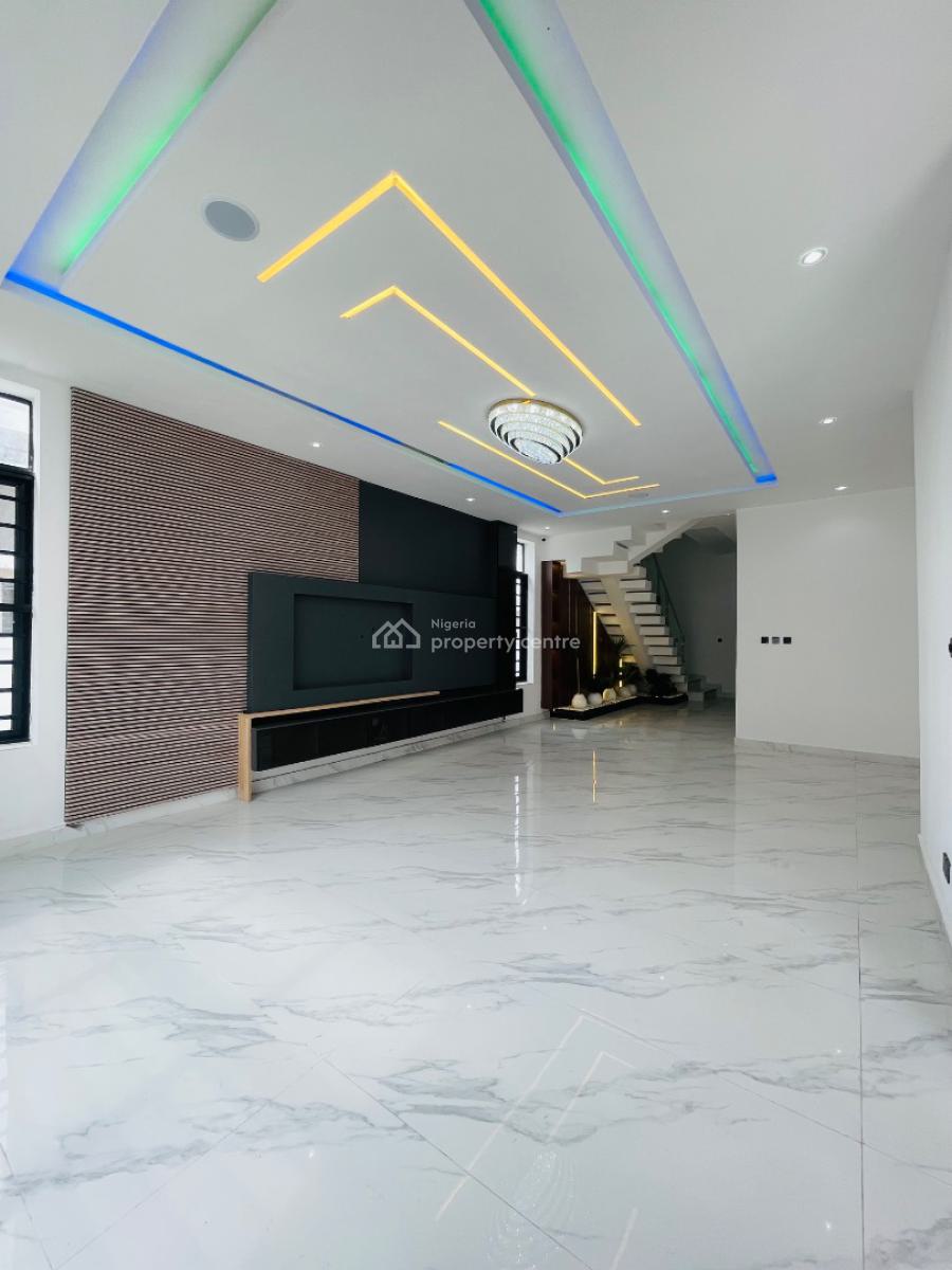 Gorgeously Perched Luxury 5 Bed Smart Home with Swimming Pool, Gym, Chevron, Lekki, Lagos, Detached Duplex for Sale