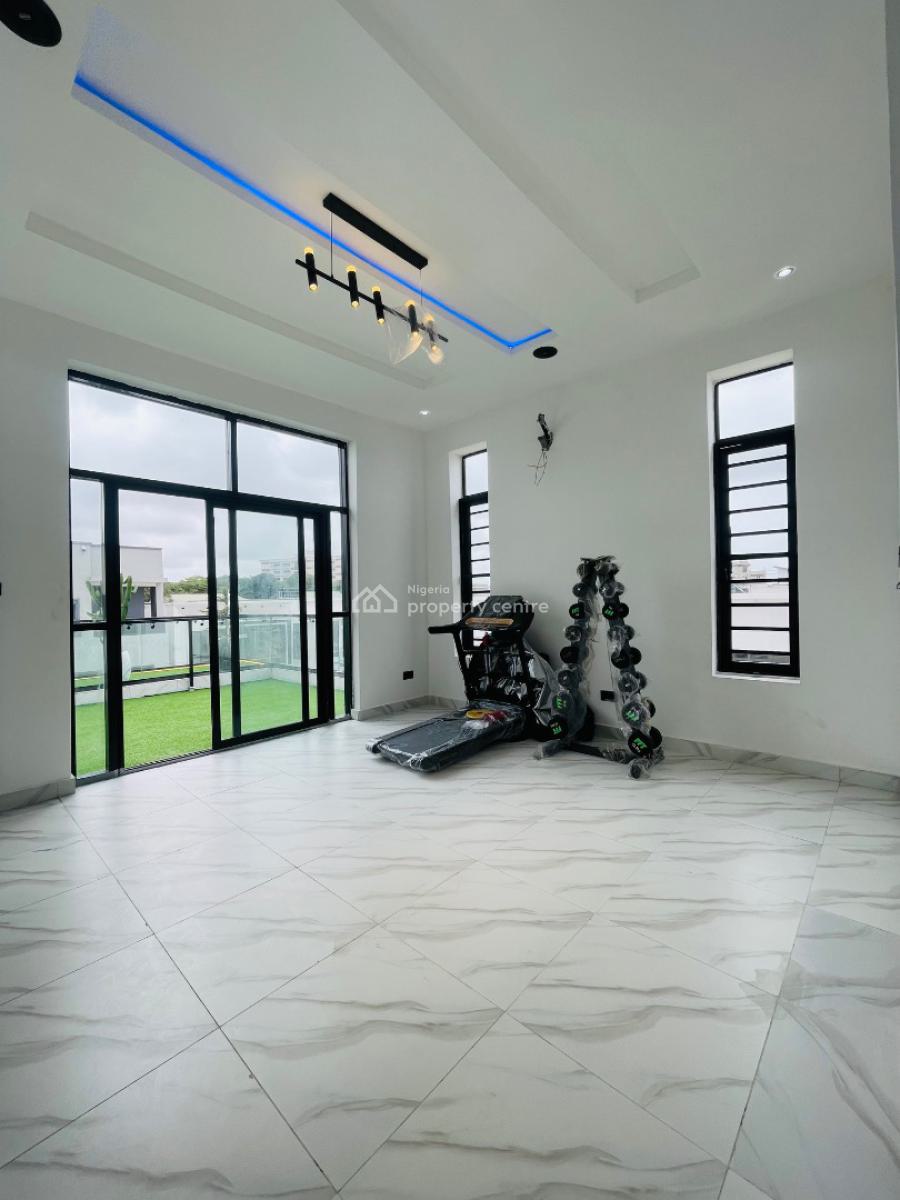 Gorgeously Perched Luxury 5 Bed Smart Home with Swimming Pool, Gym, Chevron, Lekki, Lagos, Detached Duplex for Sale