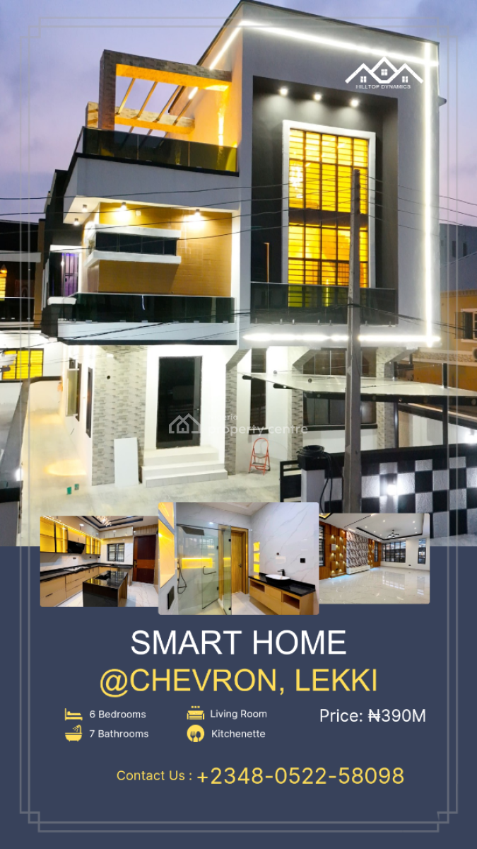 Luxury 6 Bedroom, Lekki, Lagos, Detached Duplex for Sale