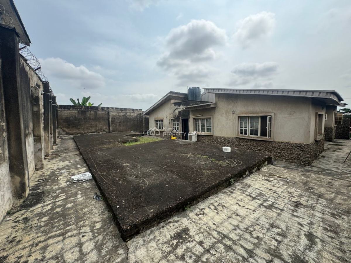 Land Measuring 688.879sqm with a 6bedroom Bungalow on It, Secured Estate at Ogba Ikeja, Ogba, Ikeja, Lagos, Land for Sale