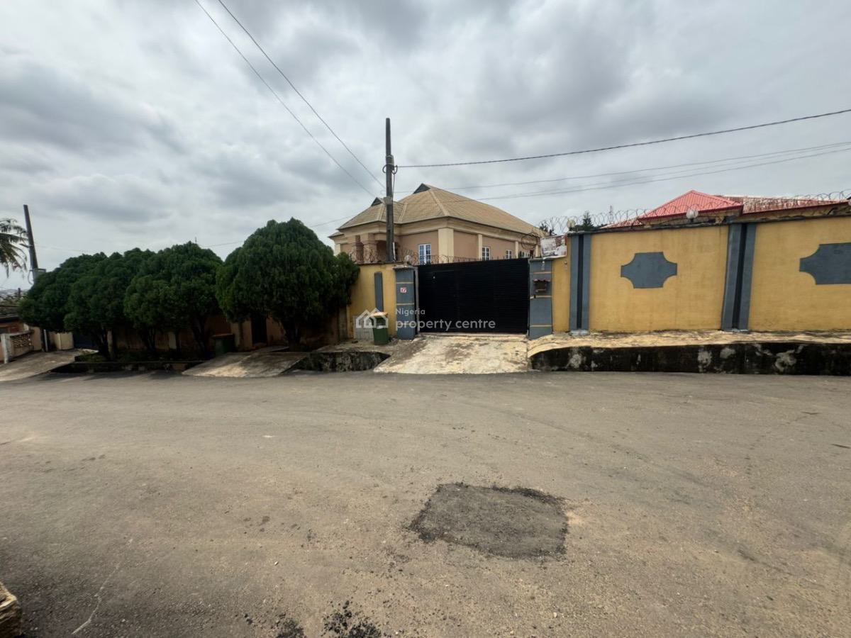 Land Measuring 688.879sqm with a 6bedroom Bungalow on It, Secured Estate at Ogba Ikeja, Ogba, Ikeja, Lagos, Land for Sale