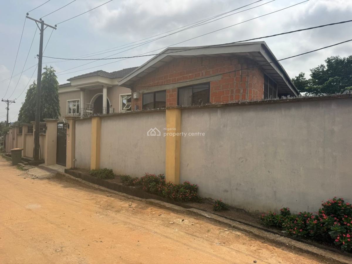 Land Measuring 688.879sqm with a 6bedroom Bungalow on It, Secured Estate at Ogba Ikeja, Ogba, Ikeja, Lagos, Land for Sale