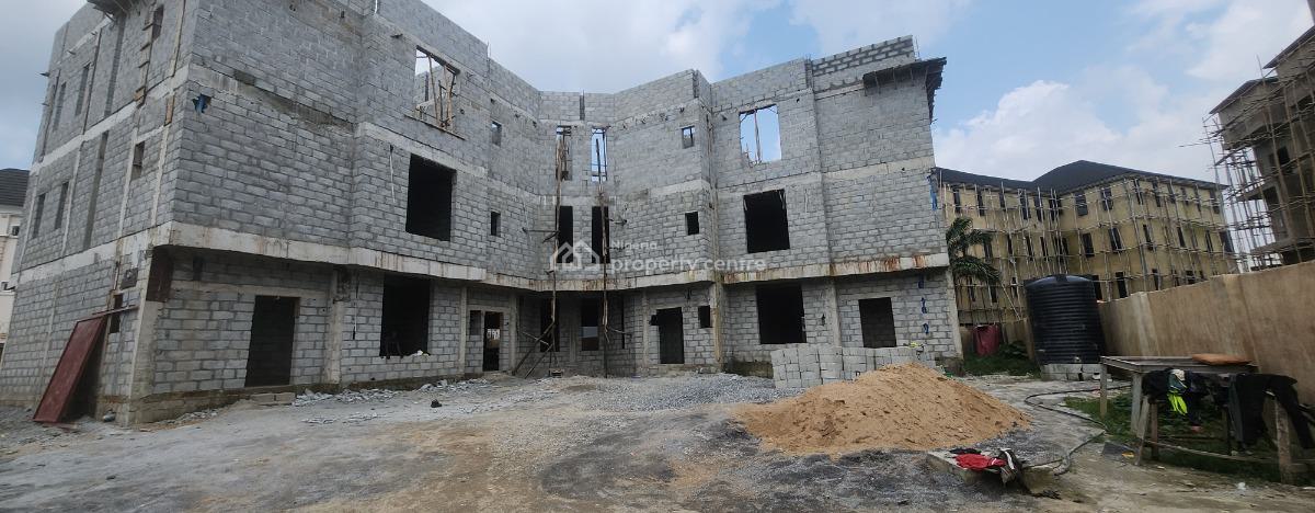 4 Bedrooms Terraced Duplex Carcass, Jahi, Abuja, Terraced Duplex for Sale