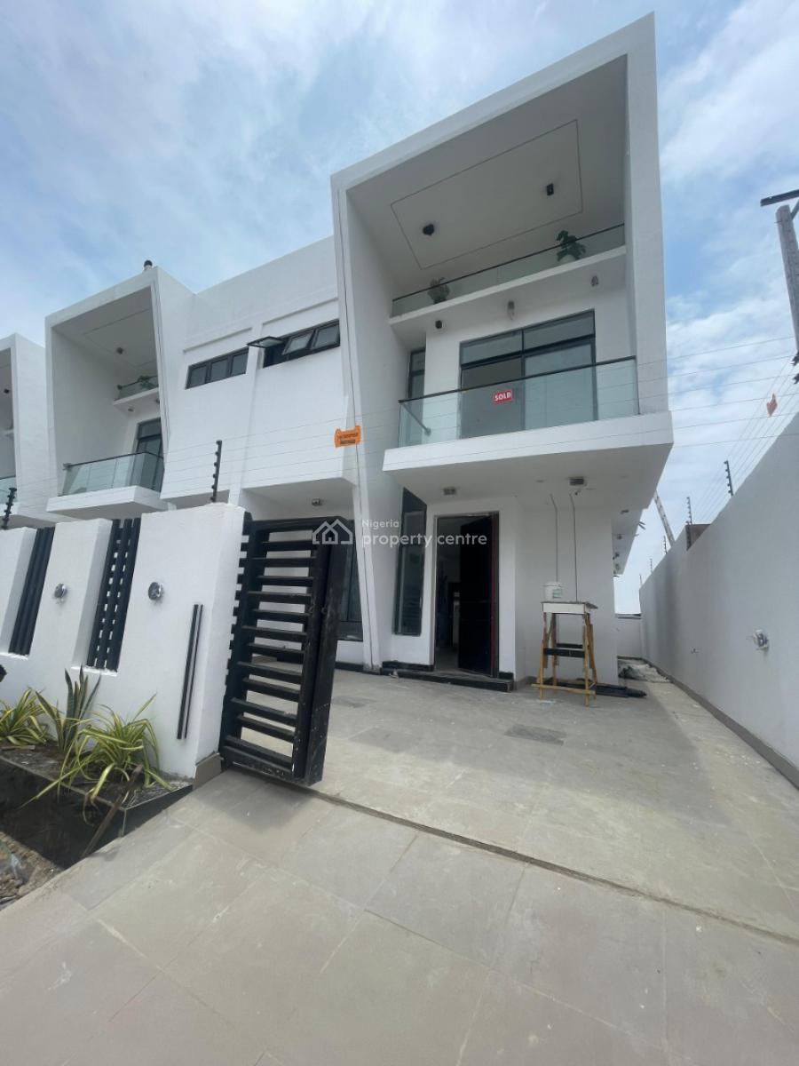 Newly Built 4  Bedroom Semi Detached Duplex with Bq, 2nd Toll Gate Lekki Lagos, Lekki, Lagos, Semi-detached Duplex for Sale