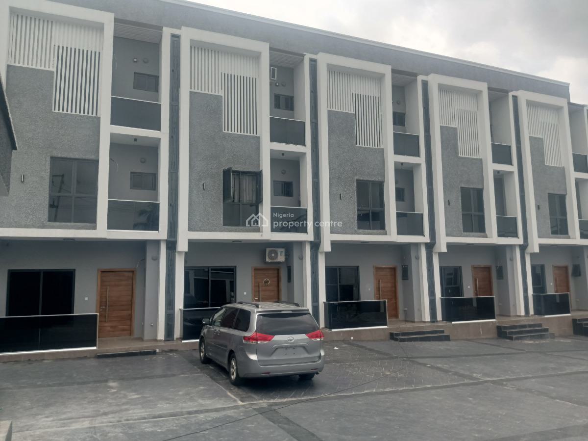 Luxury Finished 4 Bedrooms Terraced House, Off Bashiru Shittu Avenue, Gra Phase 2, Magodo, Lagos, Terraced Duplex for Sale