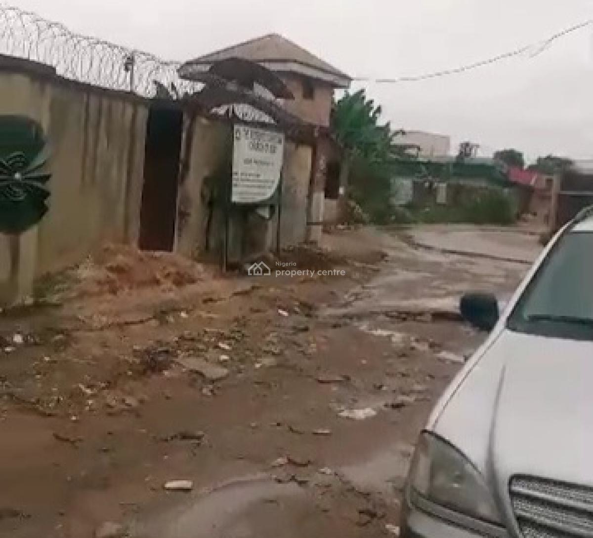 a Twin Duplex of 5 Bedrooms Each, & Bq  120ft By 100ft Land, Osagiede Street, Off Akhionbare Road, Gra Benin City, Benin, Oredo, Edo, Detached Duplex for Sale