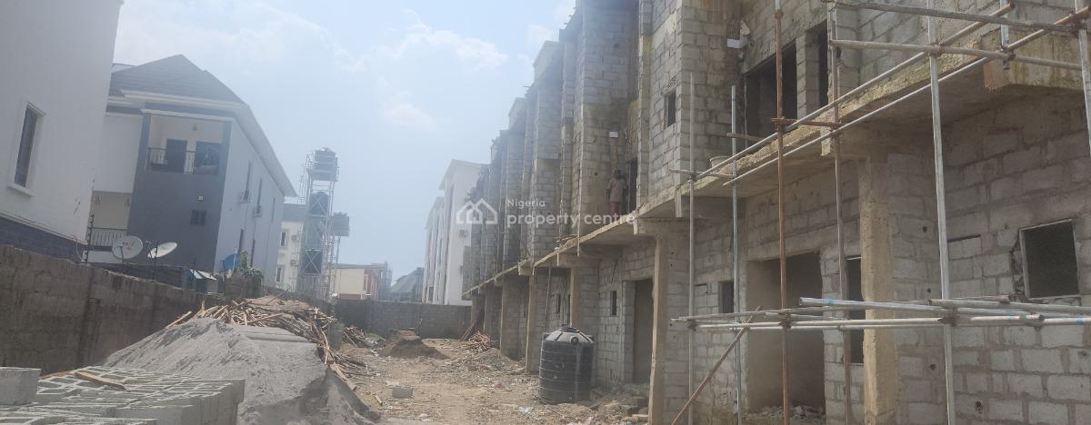 4 Bedrooms with Bq Carcass, Jahi, Abuja, Terraced Duplex for Sale