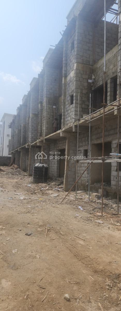 4 Bedrooms with Bq Carcass, Jahi, Abuja, Terraced Duplex for Sale