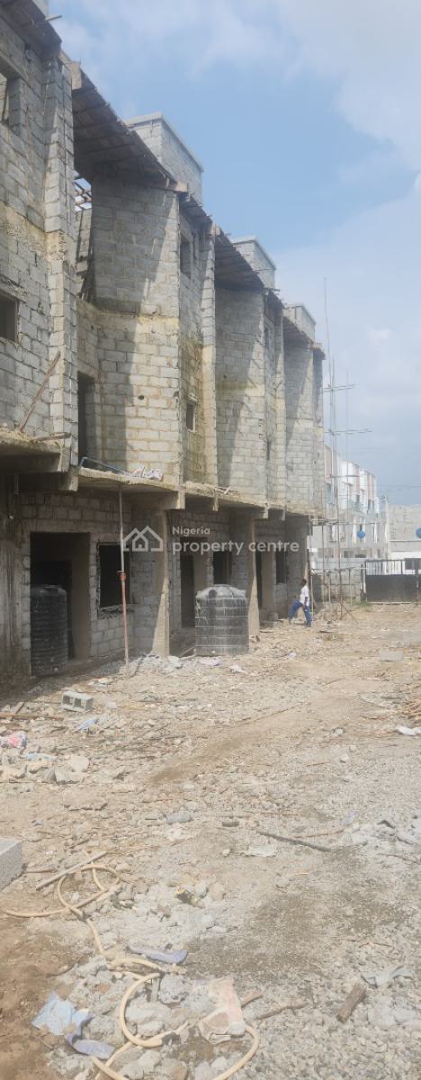 4 Bedrooms with Bq Carcass, Jahi, Abuja, Terraced Duplex for Sale