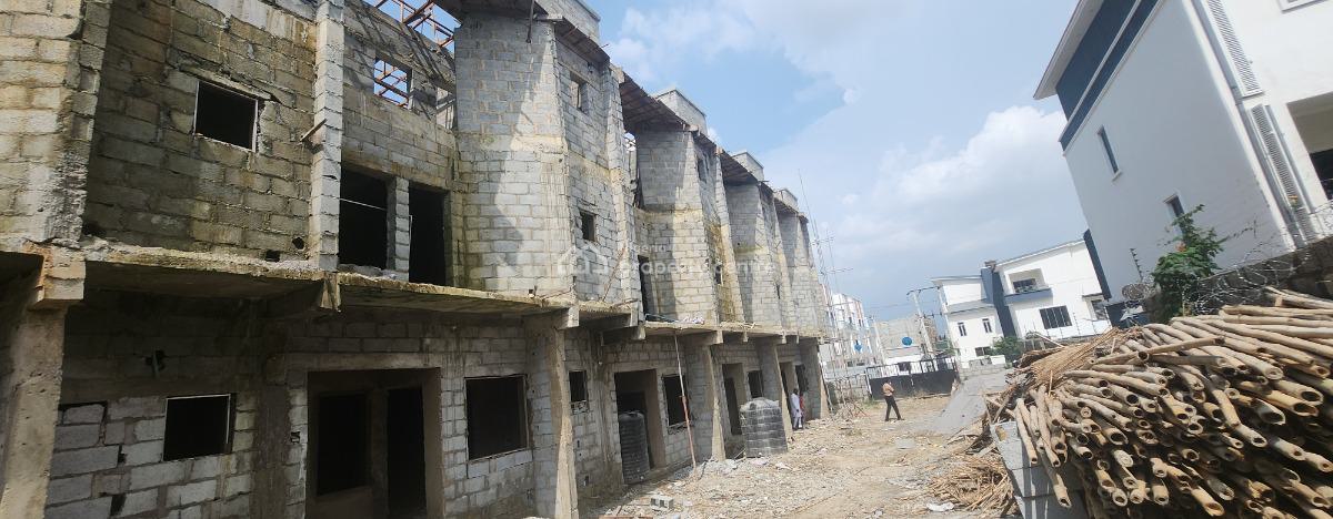 4 Bedrooms with Bq Carcass, Jahi, Abuja, Terraced Duplex for Sale