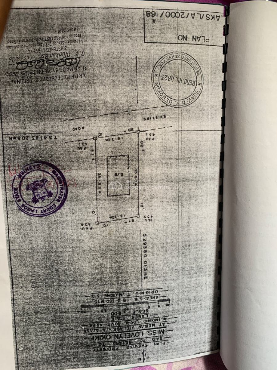 1 Full Plot of Land, Josep Uchunor Close, Alhaji Sakiru Estate , Meiran, Ijaiye, Lagos, Land for Sale