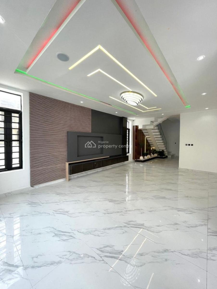Contemporary 5 Bedroom Fully Detached Duplex with Swimming Pool, Cinem, Chevron Drive, Ikota, Lekki, Lagos, Detached Duplex for Sale