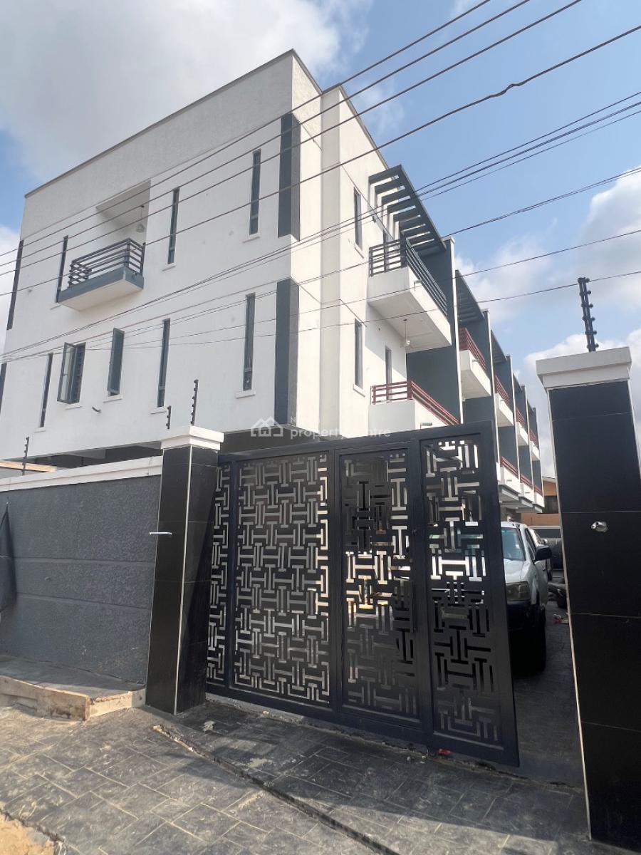 Modern 4 Bedrooms Terrace Duplex House with All En-suite Bedrooms, Olowora, Magodo, Lagos, Terraced Duplex for Sale