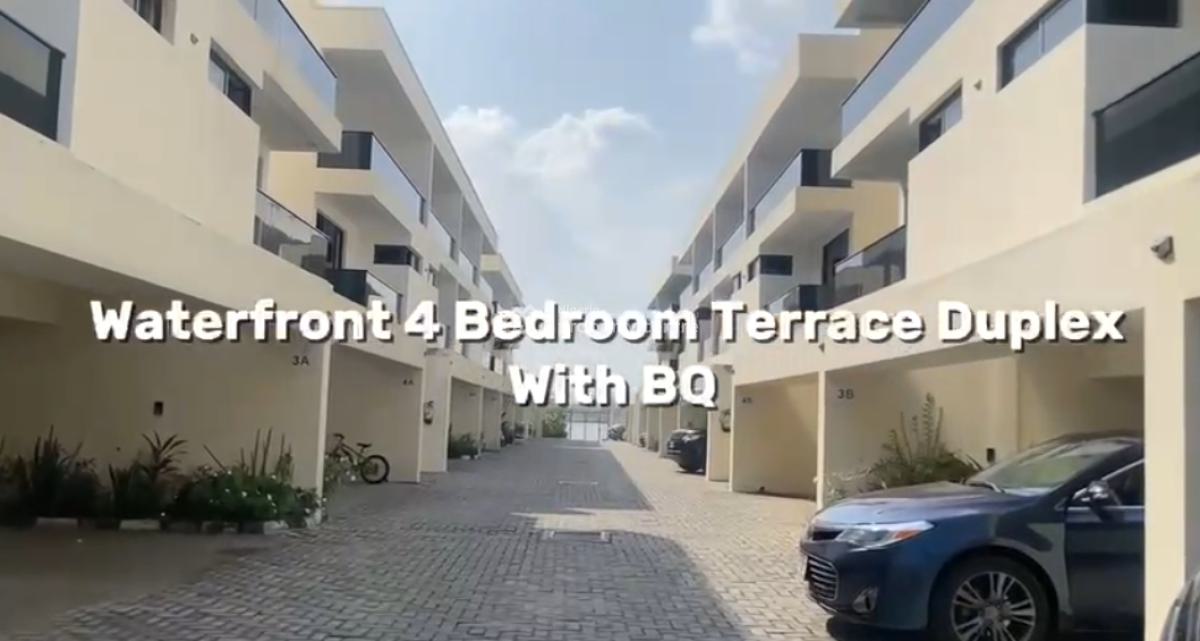 Waterfront Luxurious 4 Bedroom Terrace Duplex with Bq, Lekki Phase 1, Lekki, Lagos, Terraced Duplex for Sale