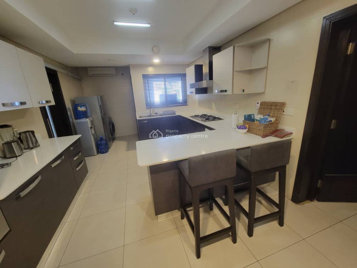 Fully Serviced and Furnished 3 Bedroom with Bq and Swimming Pool, Off Ozumba Mbadiwe Road, Victoria Island (vi), Lagos, Flat / Apartment for Rent