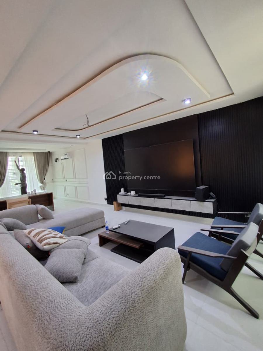 Beautifully Furnished 5 Bedrooms Terrace with Bq, Lekki Phase 1, Lekki, Lagos, Terraced Duplex for Rent