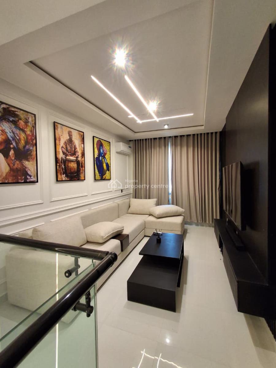 Beautifully Furnished 5 Bedrooms Terrace with Bq, Lekki Phase 1, Lekki, Lagos, Terraced Duplex for Rent