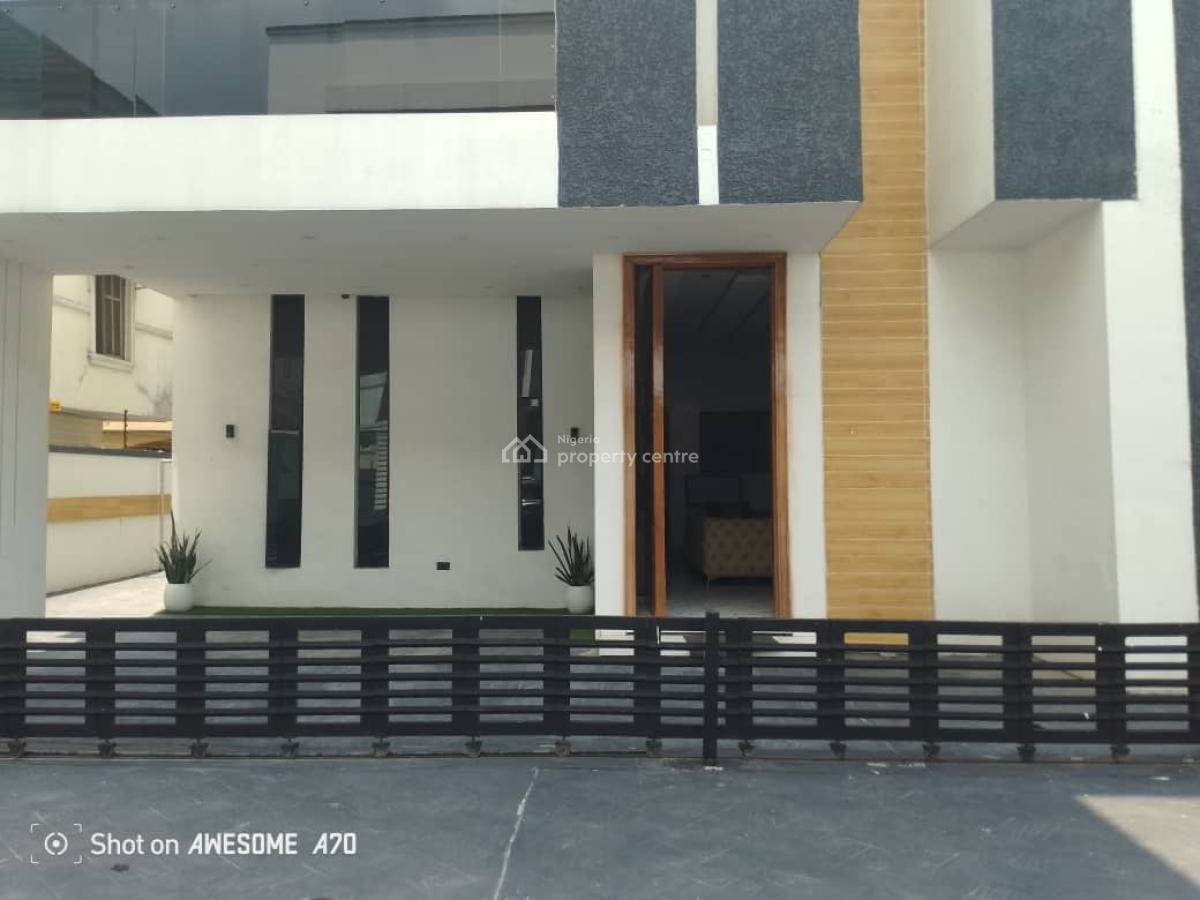 Spacious 5 Bedroom Fully Detached with Bq, Swimming Pool and Gym, Chevron, Lekki, Lagos, Detached Duplex for Rent