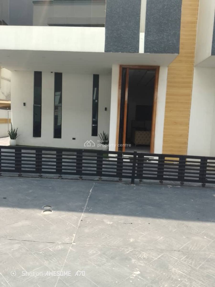Spacious 5 Bedroom Fully Detached with Bq, Swimming Pool and Gym, Chevron, Lekki, Lagos, Detached Duplex for Rent