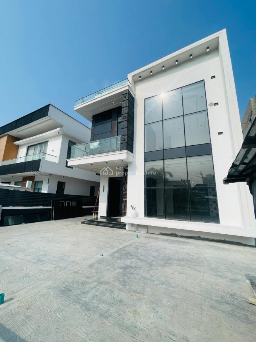 Carved Luxury 5 Bedroom Detached Home with Pool, Lekky County, Lekki, Lagos, Detached Duplex for Sale