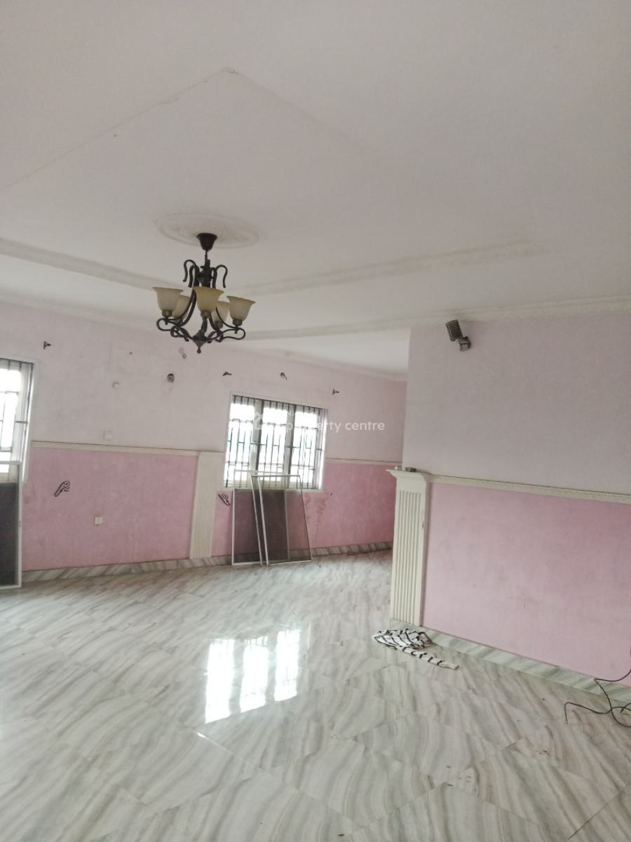 Spacious 3 Bedroom Flat Upstairs, Off Ayo Alabi Oke Ira, Ogba, Ikeja, Lagos, Flat / Apartment for Rent