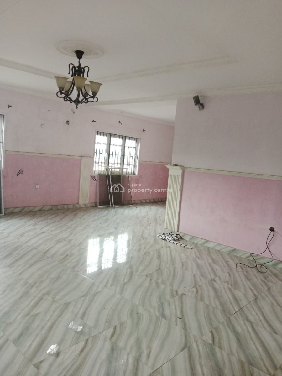 Spacious 3 Bedroom Flat Upstairs, Off Ayo Alabi Oke Ira, Ogba, Ikeja, Lagos, Flat / Apartment for Rent