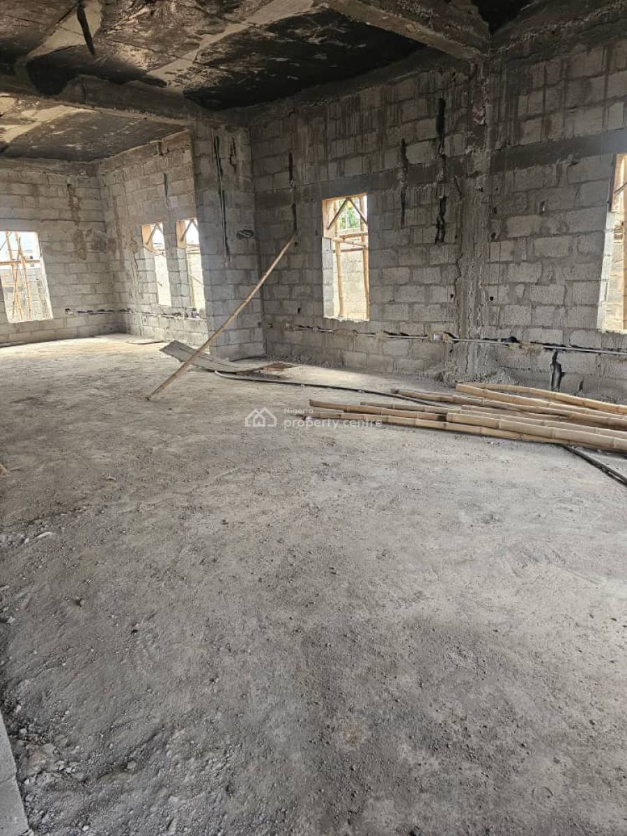 Carcass 6 Bedroom Detached Duplex with Bq, Gwarinpa, Abuja, House for Sale