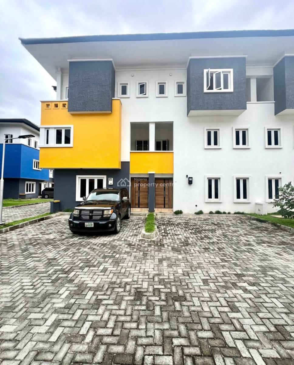 Newly Built Fully Serviced 4 Bedroom Terrace Duplex with Bq, Ikate, Lekki, Lagos, Terraced Duplex for Rent