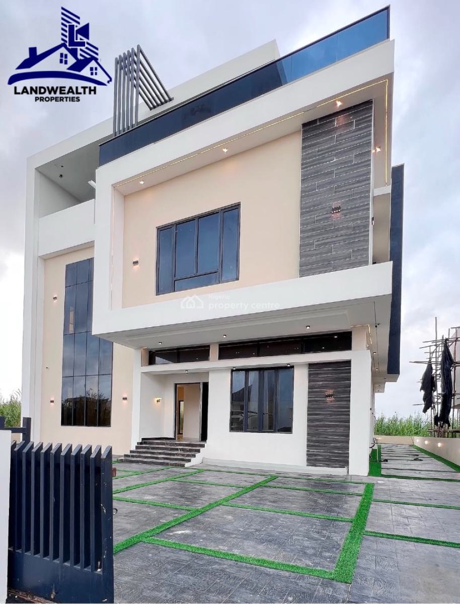 6 Bedroom Fully Detached Home with Elevator, Pool, Cinema, Rooftop, Chevron, Lekki, Lagos, Detached Duplex for Sale
