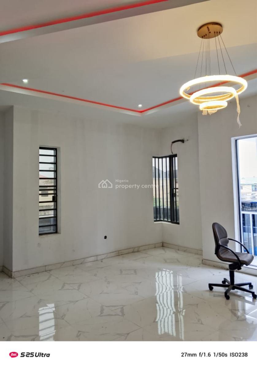 Newly Built Service 4 Bedroom Duplex with Bq with 2 Sitting Room, Bashorun Estate ,opp Fara Park, Tarred Road, Sangotedo, Ajah, Lagos, Terraced Duplex for Sale
