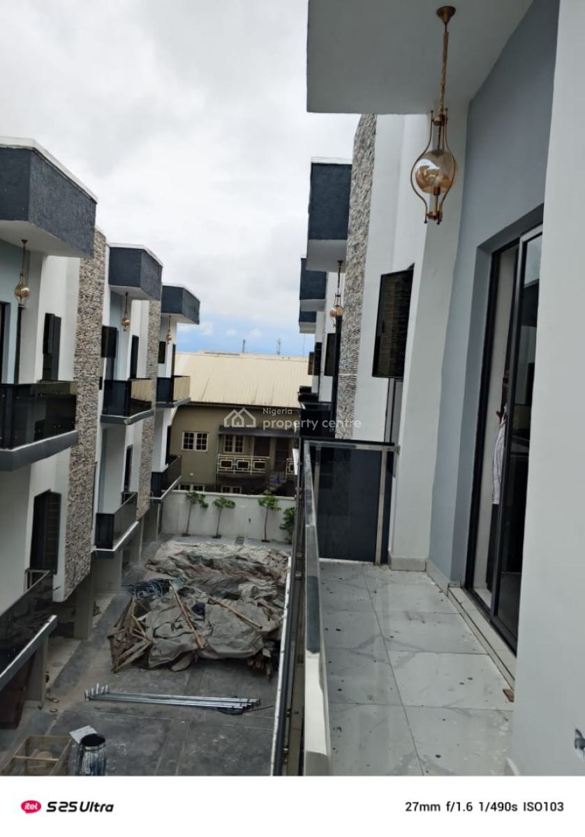 Newly Built Service 4 Bedroom Duplex with Bq with 2 Sitting Room, Bashorun Estate ,opp Fara Park, Tarred Road, Sangotedo, Ajah, Lagos, Terraced Duplex for Sale