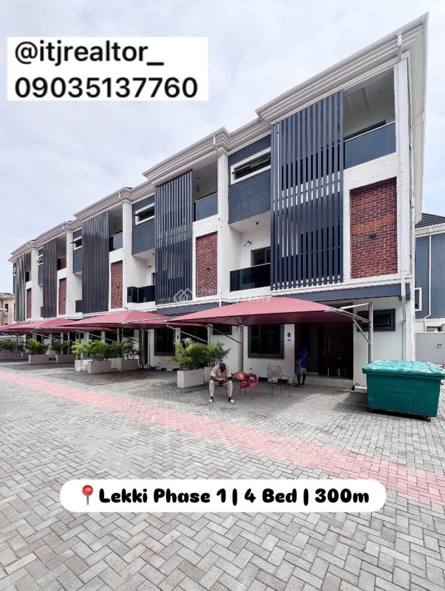 Lovely 4 Bedroom Terrace Duplex with Swimming Pool and Bq, Lekki Phase 1, Lekki Phase 1, Lekki, Lagos, Terraced Duplex for Sale