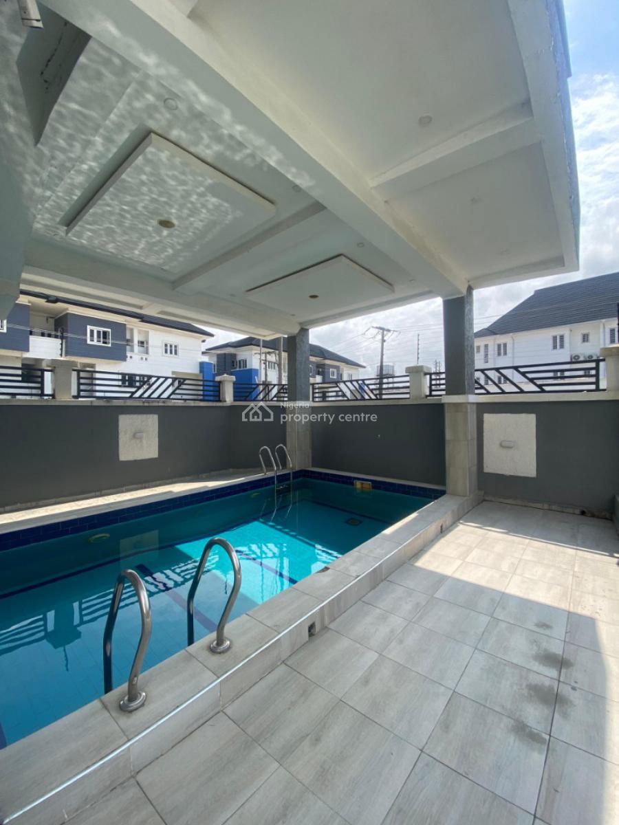 Fully Furnished 4-bedroom Terrace with Bq & Pool, Ikate, Lekki, Lagos, Terraced Duplex for Sale