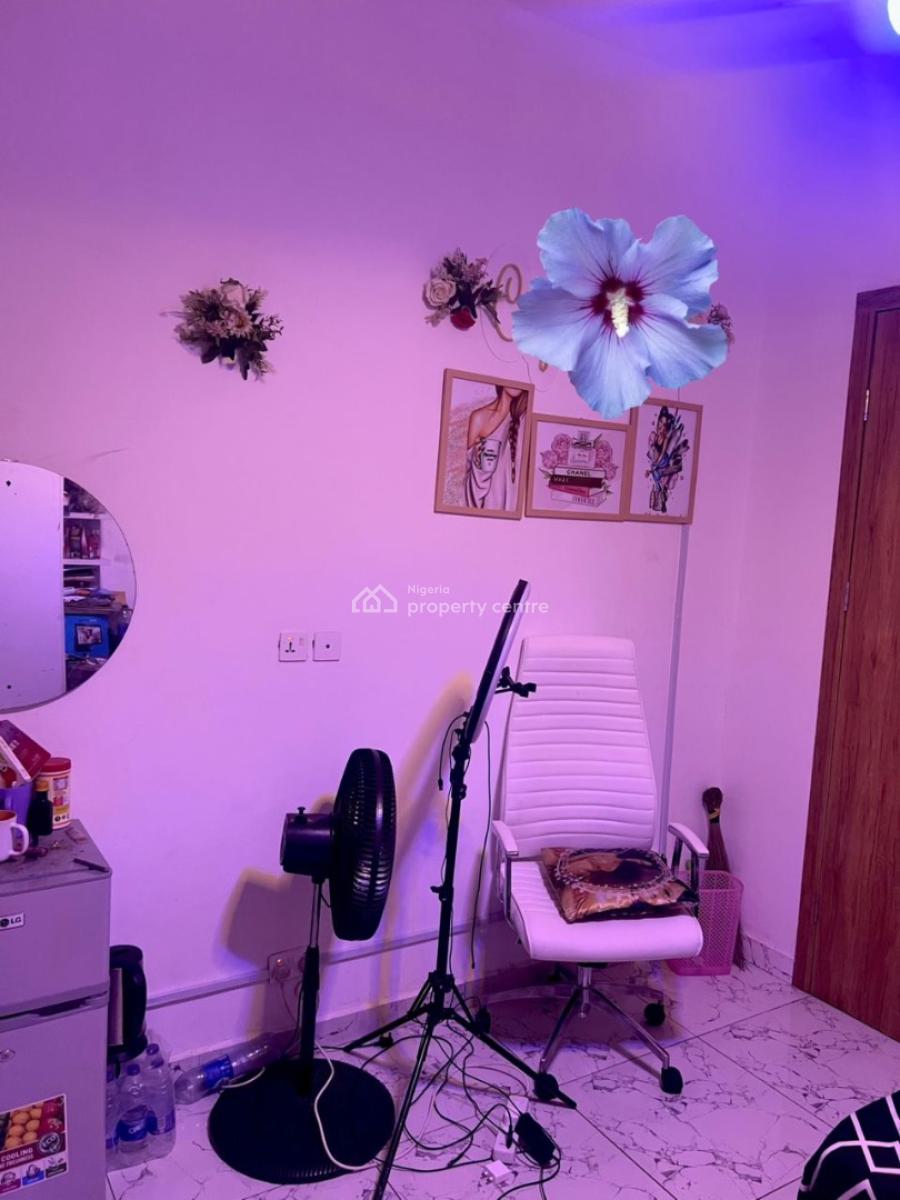 Party Furnished with a C & Bed Frame: Shared Kitchen in a Prime Estate, Extension, Harris Drive, Vgc, Lekki, Lagos, Self Contain (single Rooms) for Rent