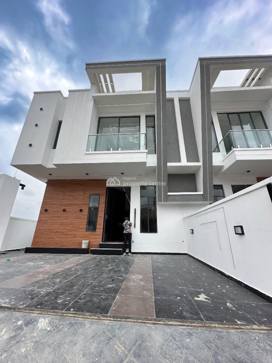 Brand New 4 Bedroom Semi Detached with Bq, Ajah, Lagos, Semi-detached Duplex for Sale
