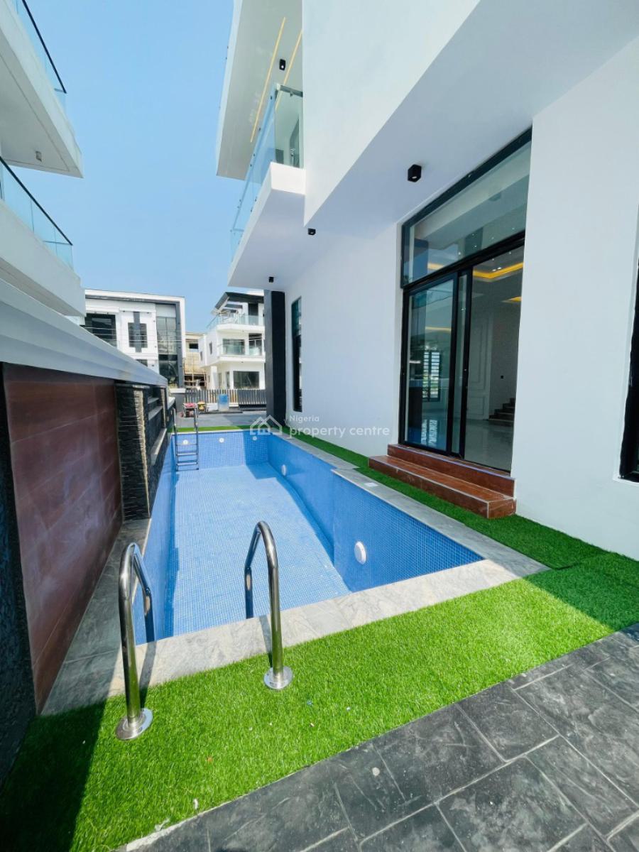 Marvelously Carved Luxury 5 Bed Detached Duplex with Rooftop Terrace,, Location*lekki County Homes, Lekki, Lagos, Detached Duplex for Rent