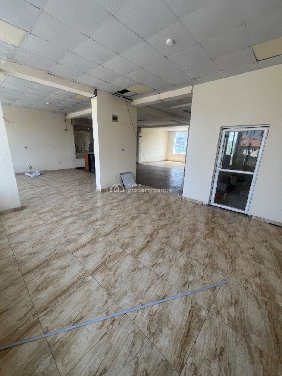 156sqm First Floor Shop/commercial Space Overlooking Two Major Roads, Lekki Phase 1, Lekki, Lagos, Commercial Property for Rent