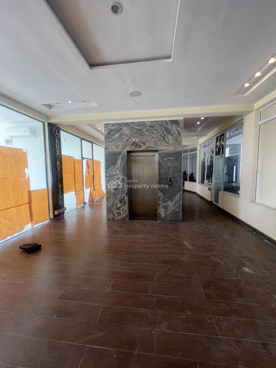 156sqm First Floor Shop/commercial Space Overlooking Two Major Roads, Lekki Phase 1, Lekki, Lagos, Commercial Property for Rent