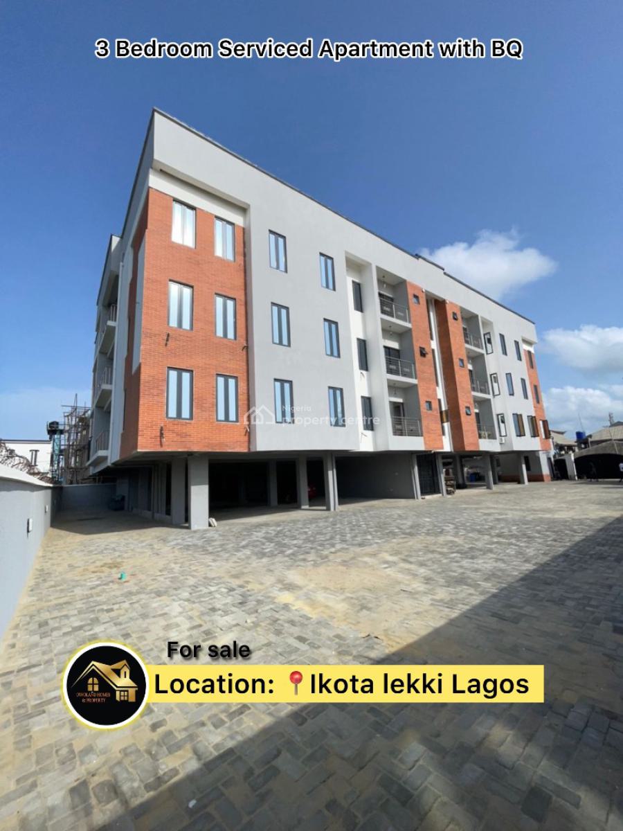 3 Bedroom Flat Available with Quality Facilities, Ikota, Lekki, Lagos, Flat / Apartment for Sale