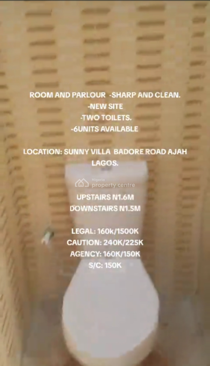 a Newly Built Mini Flat - Upstairs & Downstairs., Even Estate, Ado, Ajah, Lagos, Mini Flat (room and Parlour) for Rent