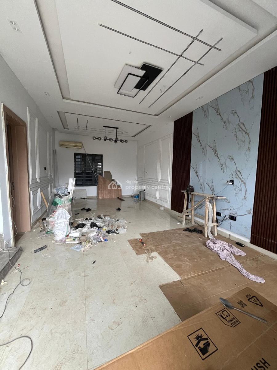 Newly Built 4 Bedroom Terrace Duplex in a Well Secured Estate, Newly Built, Jacuzzi, Bq, Water Heater, Well Equipped Kitchen, Adeniyi Jones, Ikeja, Lagos, Terraced Duplex for Sale