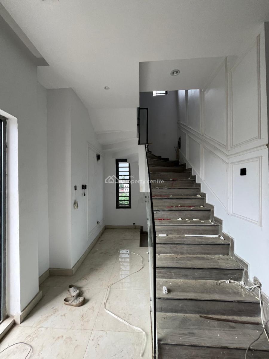 Newly Built 4 Bedroom Terrace Duplex in a Well Secured Estate, Newly Built, Jacuzzi, Bq, Water Heater, Well Equipped Kitchen, Adeniyi Jones, Ikeja, Lagos, Terraced Duplex for Sale