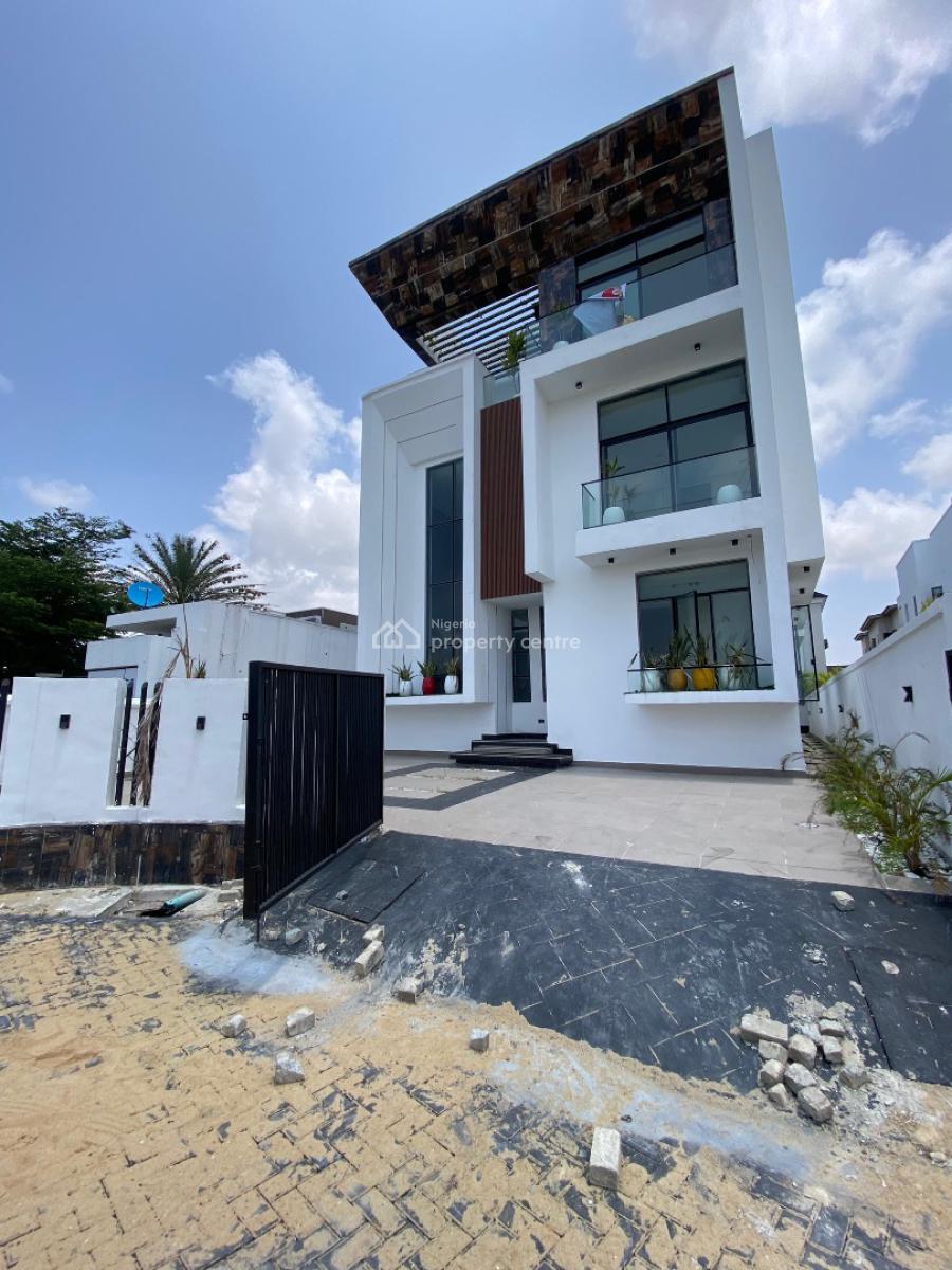 5 Bedrooms Fully Detached Duplex with Bq Cinema, Pool and Penthouse, Osapa, Lekki, Lagos, Detached Duplex for Sale