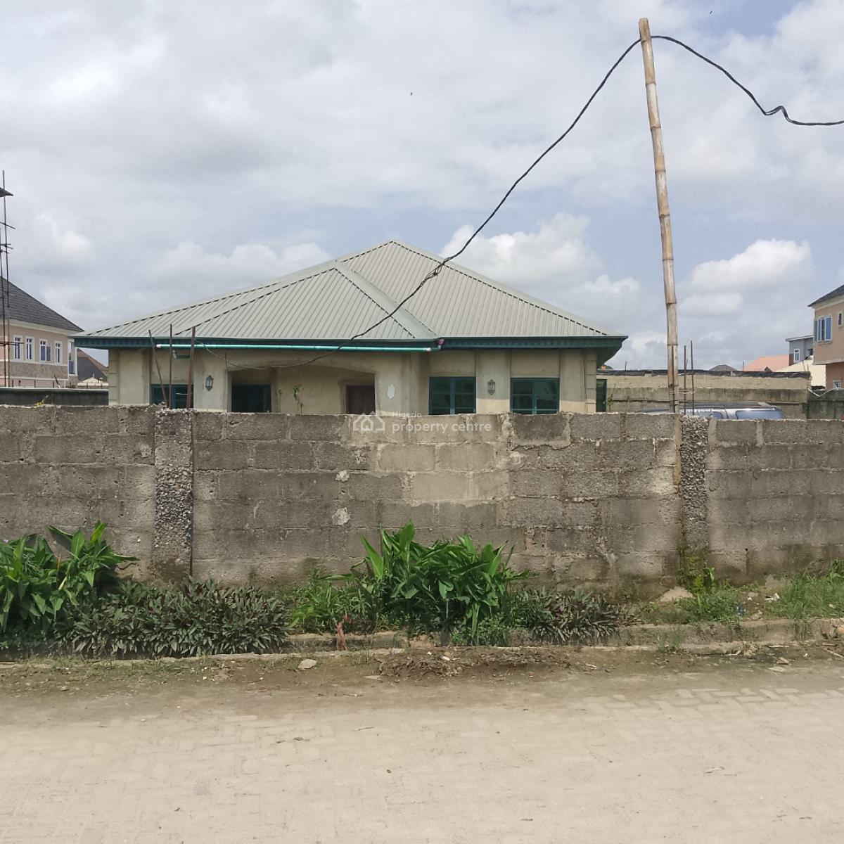 a Bungalow House Seating on 2 Plots of Land, Ajah, Lagos, Detached Bungalow for Sale
