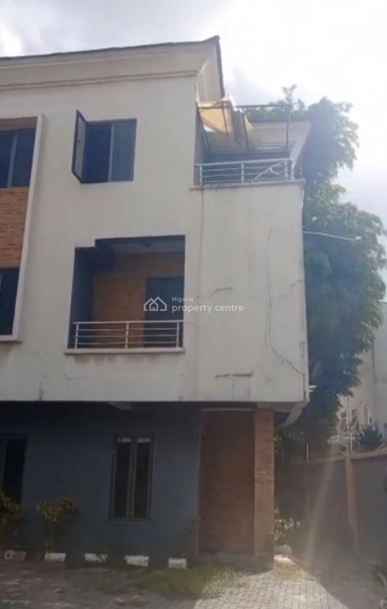 Bedroom Semi-detached Duplex with Bq (vacant and Well-maintained), Parkview, Parkview, Ikoyi, Lagos, Semi-detached Duplex for Sale