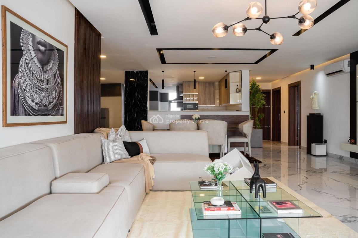 Luxurious and Spacious 3 Bedroom Apartment in a Secured Estate with Ps, Victoria Island (vi), Lagos, Flat / Apartment Short Let