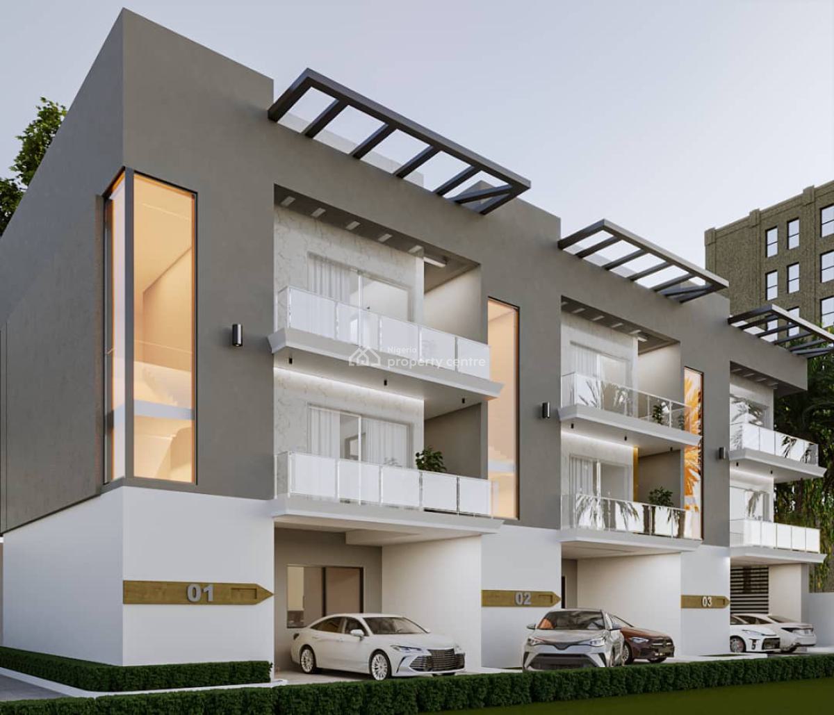 4 Bedroom Terrace in Abuja, Life Camp,abuja, Life Camp, Abuja, Terraced Duplex for Sale