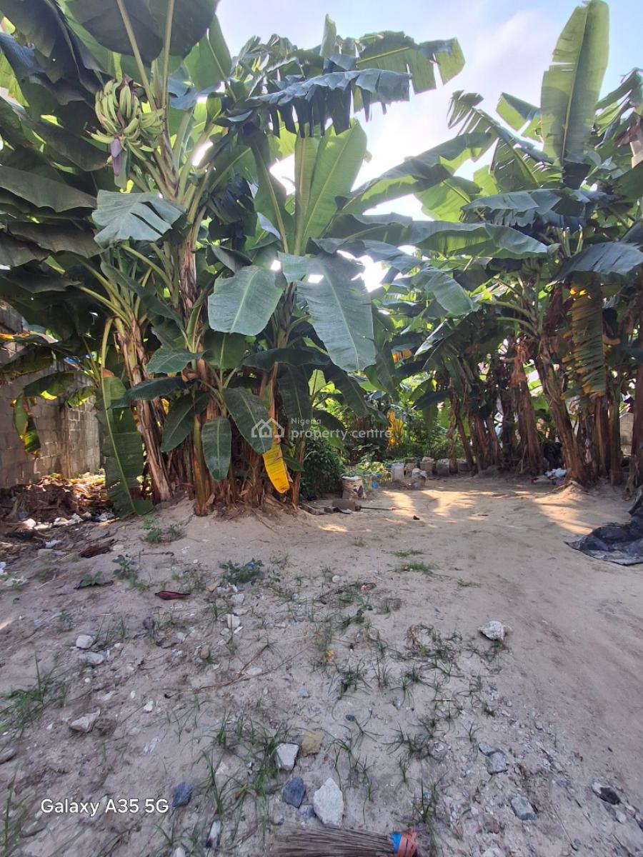 Fenced Land Facing Ogombo Main Road Ajah with C of O, Ogombo, Ajah, Lagos, Commercial Land for Sale